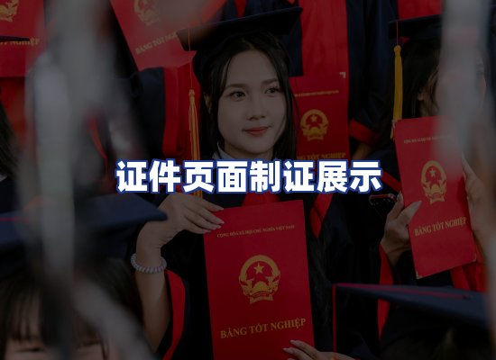 证件页面制证展示